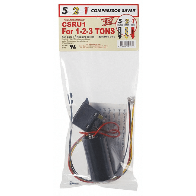 Five Two One Inc 3 Wire Hard Start Kit 1 3 Ton Csru1 3170