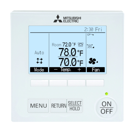 Mitsubishi Electric Wired Remote Controller | M & P Series | 560902  PAR-40MAA-U